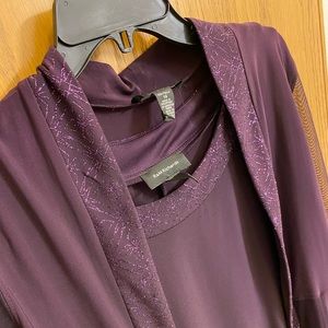 R&M Richard's Purple Dress & Jacket